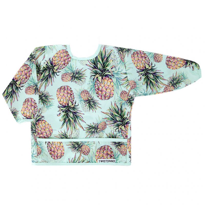 Bavoir à manches longues avec poche ananas Twistshake