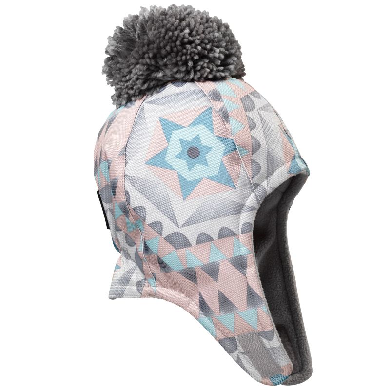 Bonnet chapka Bedouin Stories gris et rose (0-6 mois) Elodie Details