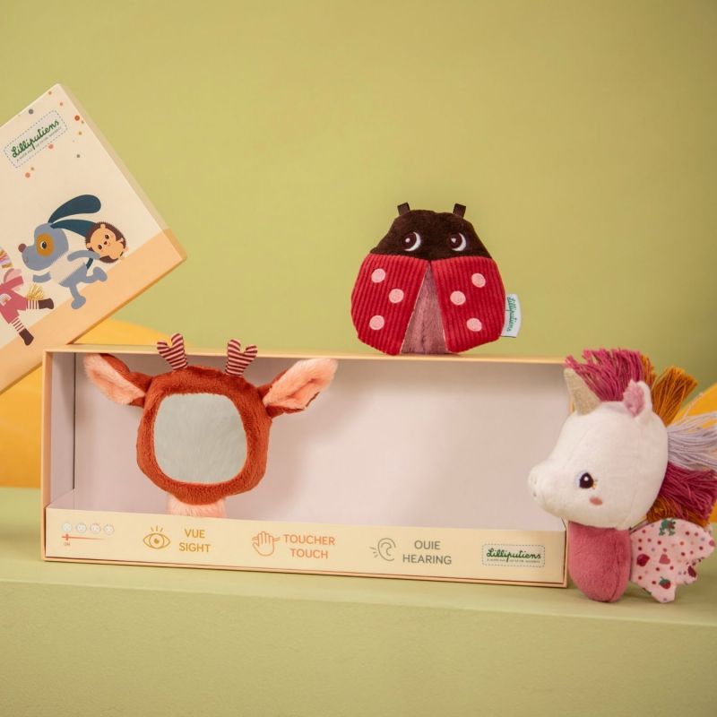 Set de découvertes sensorielles Lena (3 pièces) Lilliputiens Ambiance 2