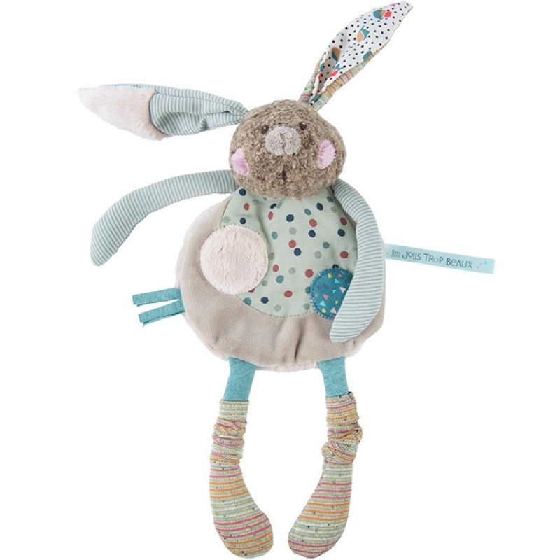 Doudou plat lapin Les Jolis trop beaux (31 cm) Moulin Roty