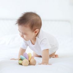 La voiture de bébé pastel