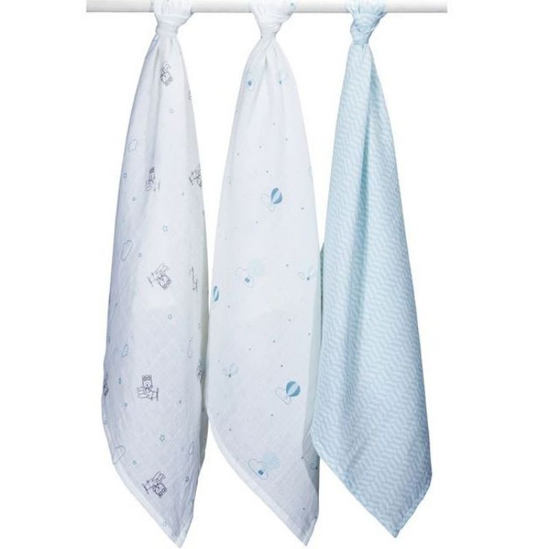 Lot de 3 langes Lazare (70 x 70 cm) Sauthon