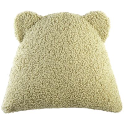 Coussin ours Matcha molletonné