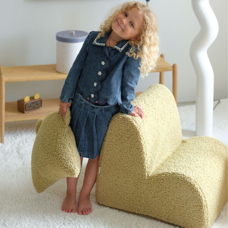 Coussin ours Matcha molletonné Wigiwama Ambiance 6