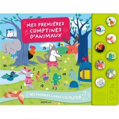Livre Mes premiers livres à écouter Mes premiers comptines d'animaux  - Auzou Editions