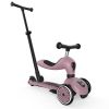 Porteur évolutif en trottinette Highwaykick 1 Push&Go Wildberry  par Scoot And Ride