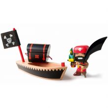 Figurine pirate El loco  par Djeco