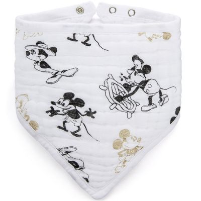 Bavoir bandana 90 ans de Mickey montage aden + anais