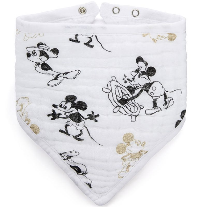 Bavoir bandana 90 ans de Mickey montage aden + anais