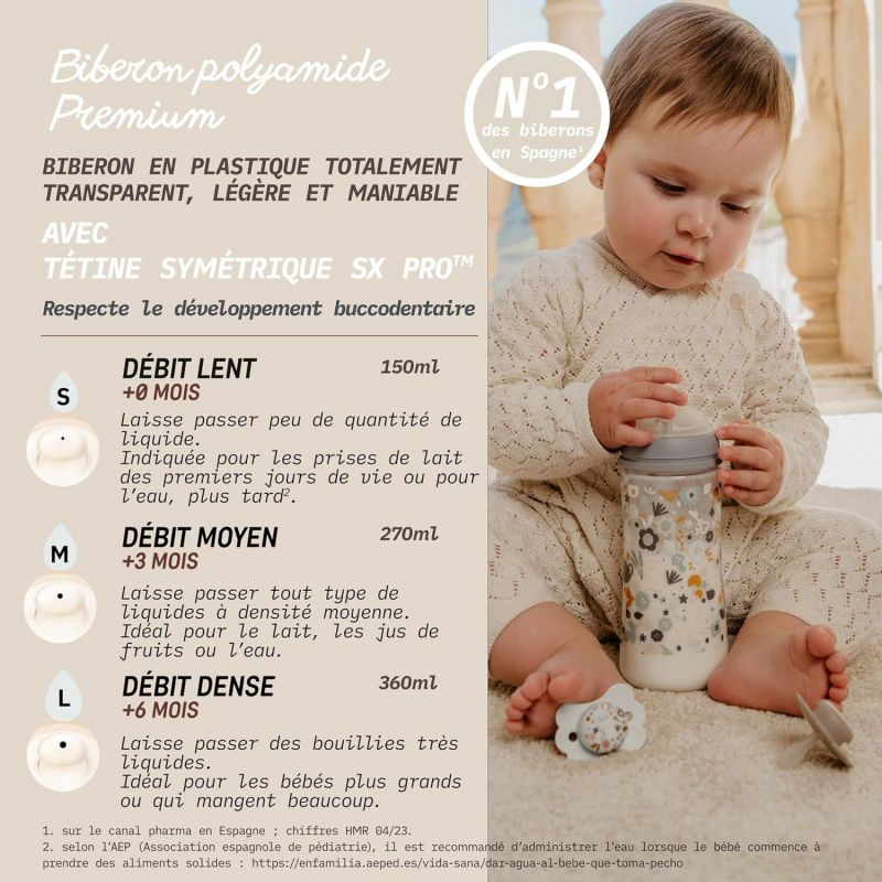 Biberon tétine SXPro S Wonderland Beige (150Ml) Suavinex Ambiance 7