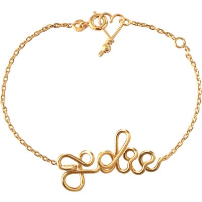 bracelet chaîne jolie goldfilled jaune