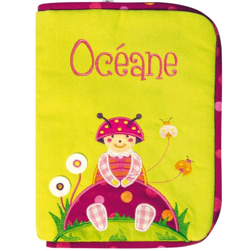 Protège carnet de santé Coccinelle Bucolique (personnalisable) L'oiseau bateau
