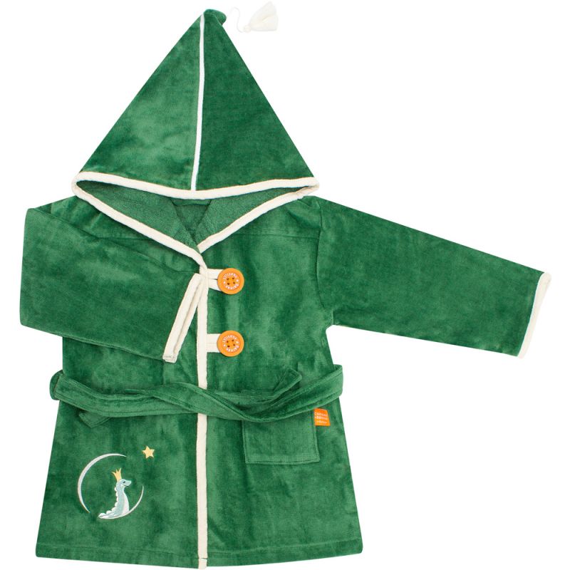 Peignoir dino vert forêt (2-4 ans) L'oiseau bateau
