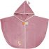 Cape de bain Bain de Velours cygne vieux rose (personnalisable) - L'oiseau bateau