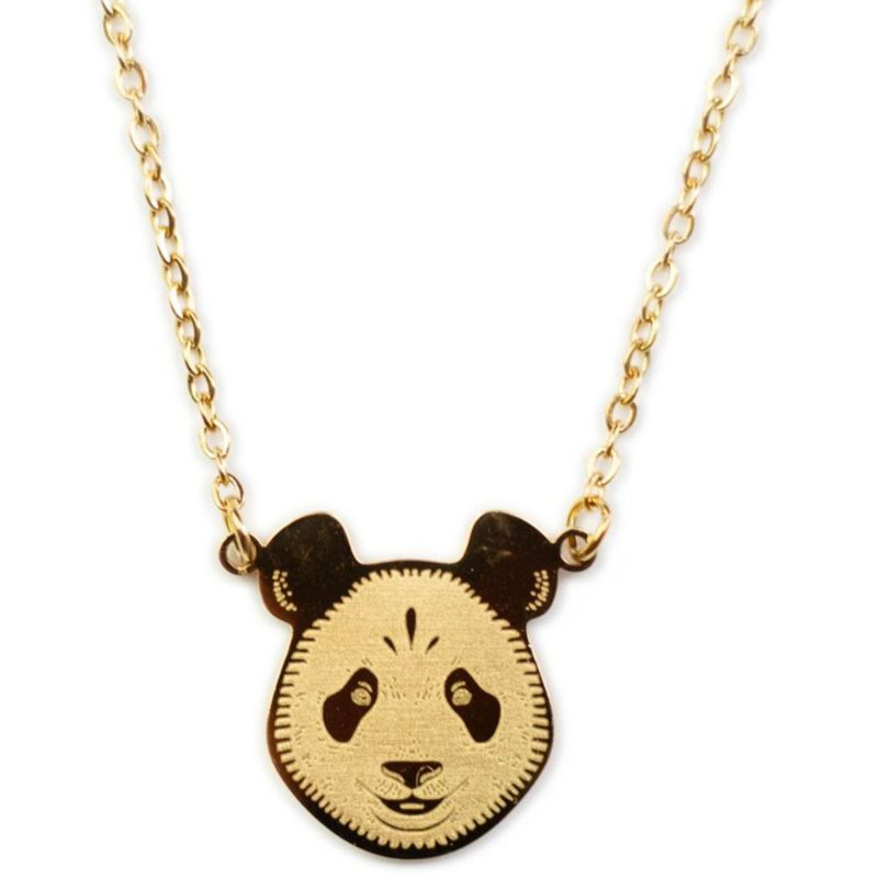 Collier Panda Argent Mava Produit 1