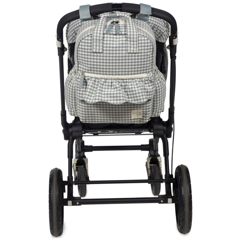 Sac à dos à langer Praliné Vichy Matcha Walking Mum Produit 3