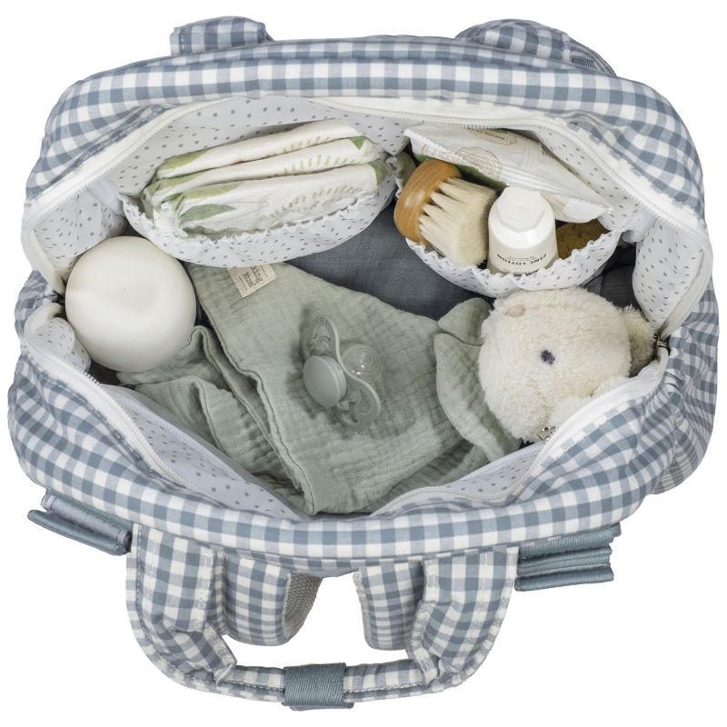 Sac à dos à langer Praliné Vichy Matcha Walking Mum Produit 6