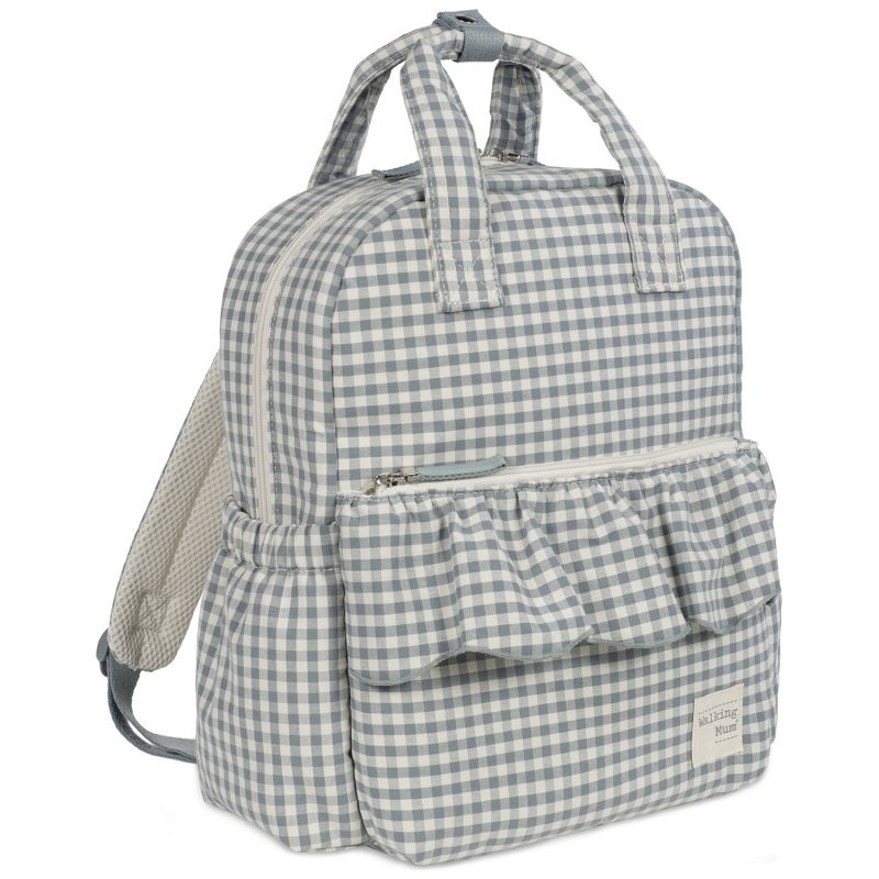 Sac à dos à langer Praliné Vichy Matcha Walking Mum Produit 7