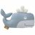 Variation Bleu, blanc du produit Hochet peluche Whale de la marque Fresk