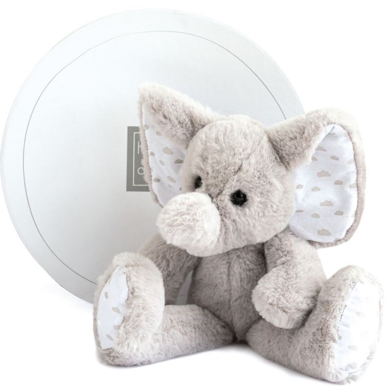 Coffret peluche Eléphant Copains câlins (30 cm) Histoire d'Ours