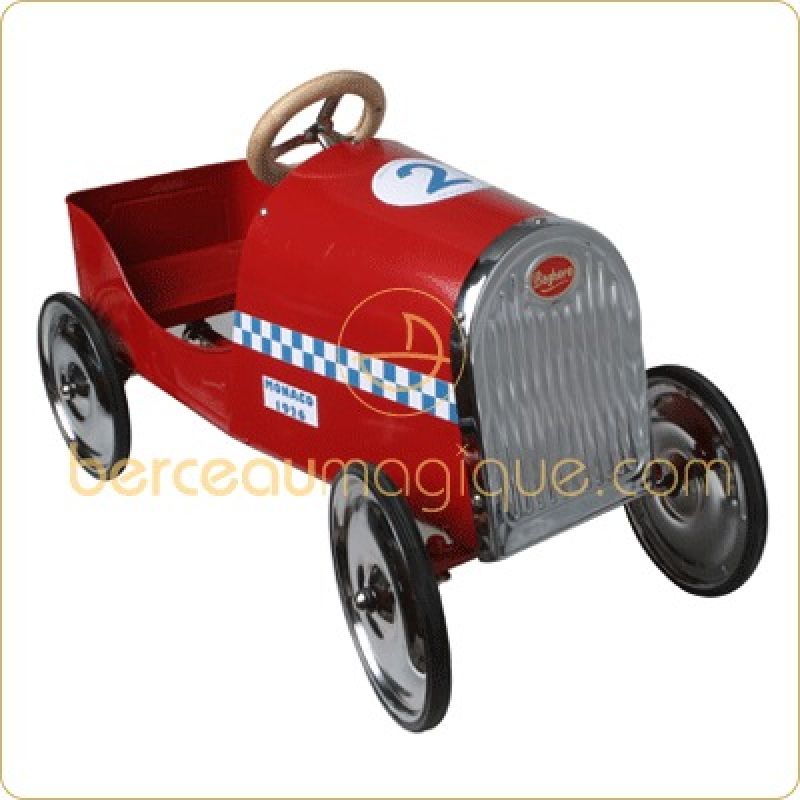Voiture en métal à pédales Monaco 