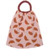 Serviette élastiquée en double gaze croissants et verso toffee BB & Co Produit 1