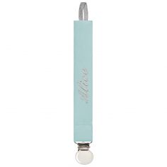 Attache sucette céladon (personnalisable) - ANVIE