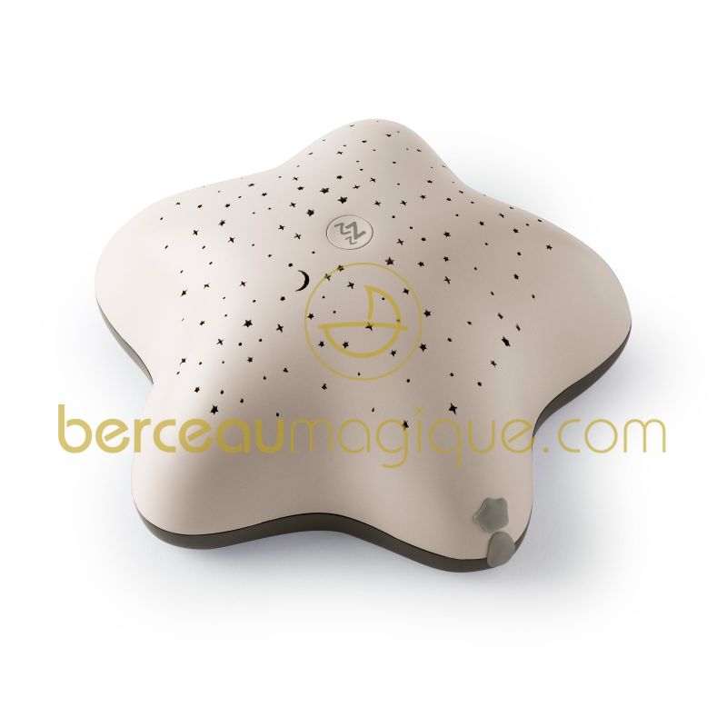 Projecteur d'étoiles musical taupe (rechargeable) Pabobo