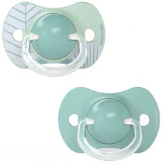 Lot de 2 sucettes symétriques SX PRO 18 mois et + Dreams bleu - Suavinex