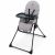 Variation Gris, noir du produit Chaise haute Binci Grey de la marque Kinderkraft