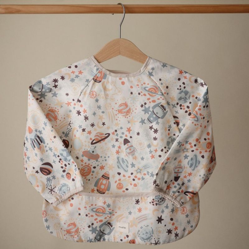 Bavoir à manches longues Space (6-24 mois) Mushie Ambiance 3