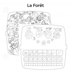 Recharge pour Coloritable Forêt (6 pièces) - DBKids