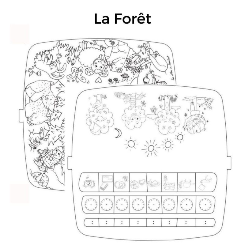 Recharge pour Coloritable Forêt (6 pièces) DBKids Produit 1