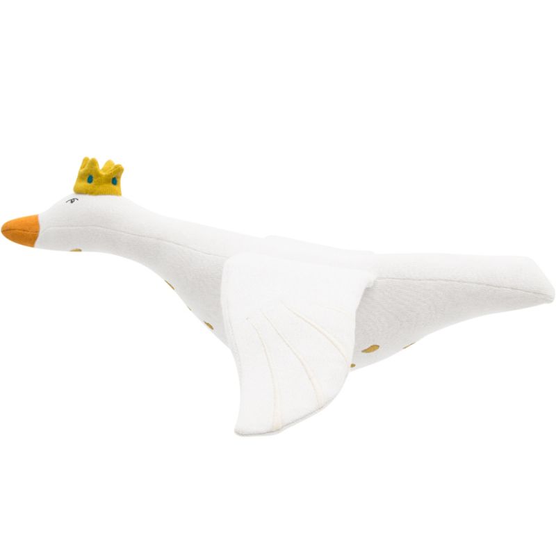Mobile L'oie en tissu blanche L'oiseau bateau