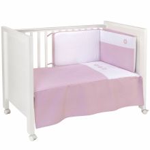 Set couvre-lit et tour de lit Pic rosa (60 x 120 cm)  par Cambrass