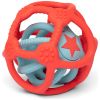 Lot de 2 balles sensorielles en silicone Orange et bleu Little L Produit 1