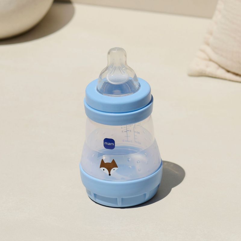 2 biberons Easy Start anti-colique 160ml Océan+Sable Tétine débit 1 MAM Ambiance 7
