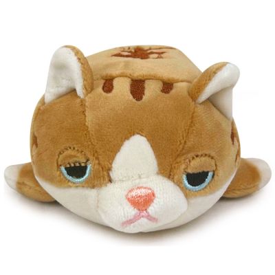 Porte-clé peluche Nemu Nemu Mugi le Chat brun (11 cm)