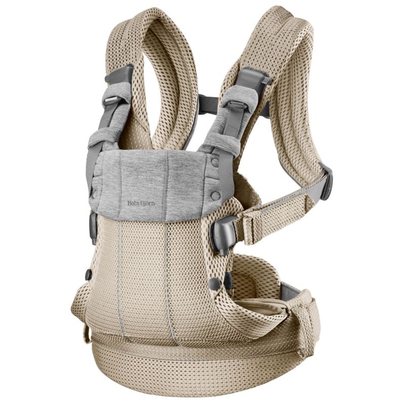Porte-bébé Harmony 3D Mesh gris beige BabyBjörn Produit 1
