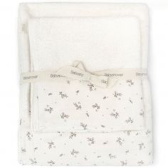 Lot de 2 serviettes de toilette Mini&Max Roseberry - Babyshower