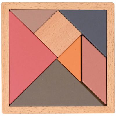 Puzzle tangram en bois  par Egmont Toys