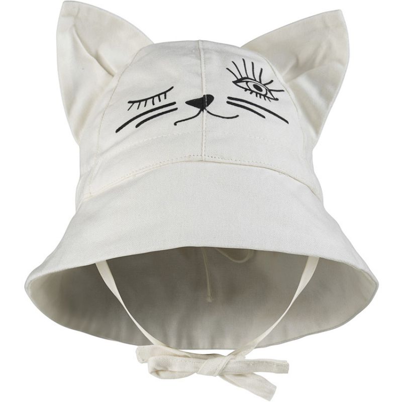 Chapeau bébé anti-UV chat Change the World (0-6 mois) Elodie Details