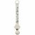 Variation Blanc, bleu du produit Attache sucette Wood Blueberry Bliss de la marque Elodie Details