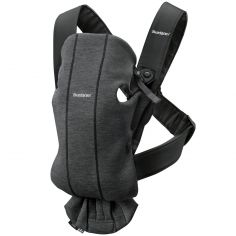 Porte bébé Mini Jersey 3D gris charbon - BabyBjörn