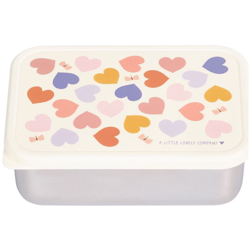 Lunch box en acier inoxydable Cœurs A Little Lovely Company Produit 3