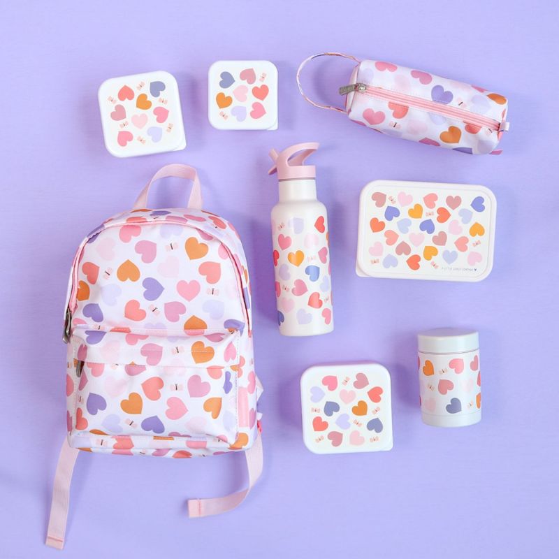 Lunch box en acier inoxydable Cœurs A Little Lovely Company Ambiance 7