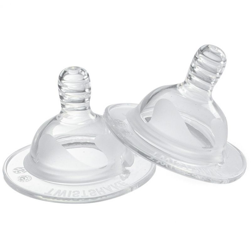 Lot de 2 tétines anti-colique débit M Twistshake