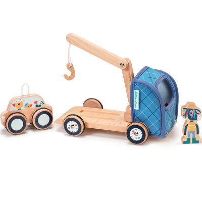 Tracteur orange et gris : Green Toys - Berceau Magique