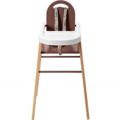 Chaise haute fixe Lili hybride vieux rose