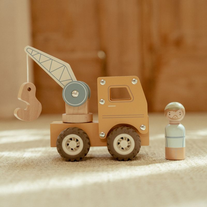Camion grue en bois Little Dutch Ambiance 8